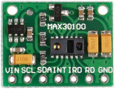 max30100 pulse oximeter sensor