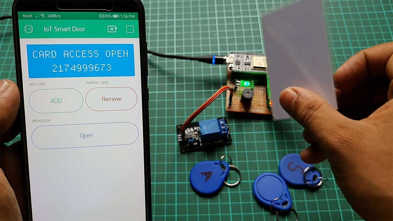 IoT based RFID Door Lock using ESP8266 - IoT Projects Ideas
