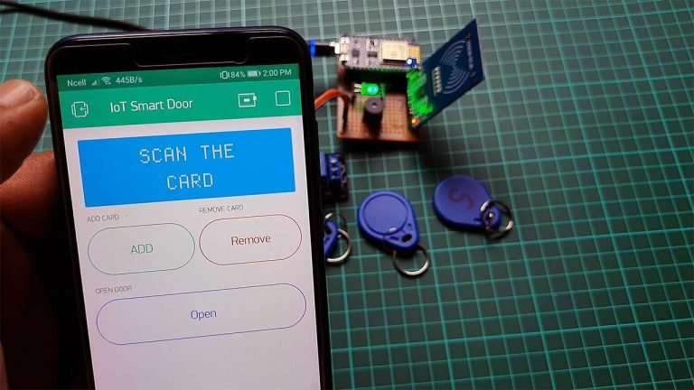 IoT based RFID Door Lock using ESP8266 - IoT Projects Ideas