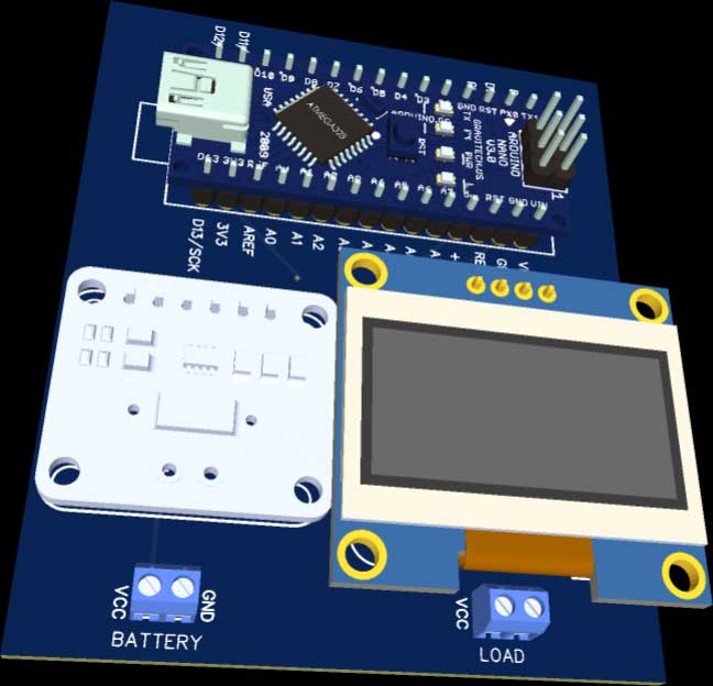 Arduino Energy Meter 3D PCB