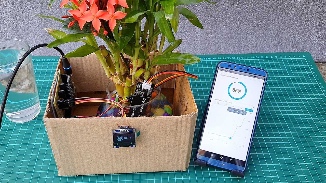 Monitor Soil Moisture With An ESP8266 And A Hygrometer - Make