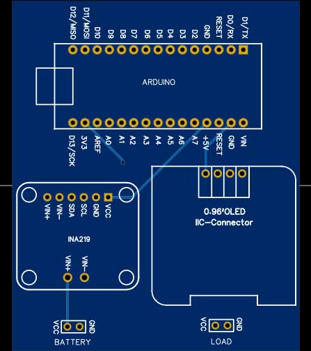 Energy and Power Meter Arduino PCB