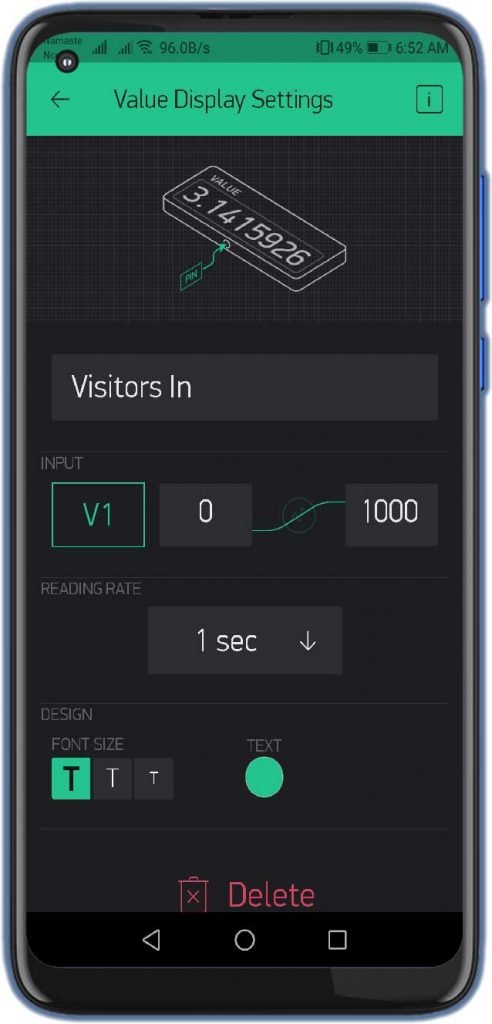 IoT Visitor Counter using ESP32 & Ultrasonic Sensor