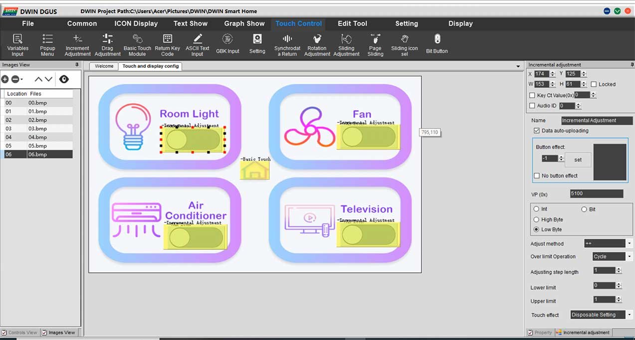 Smart Home using DWIN HMI Display & Arduino - IoT Projects Ideas