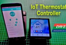 IoT based Thermostat Remote Controller using DWIN TC041C11W04