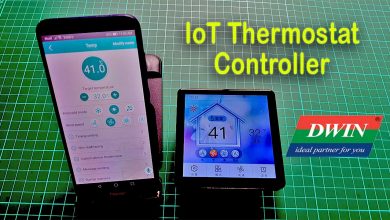 IoT based Thermostat Remote Controller using DWIN TC041C11W04