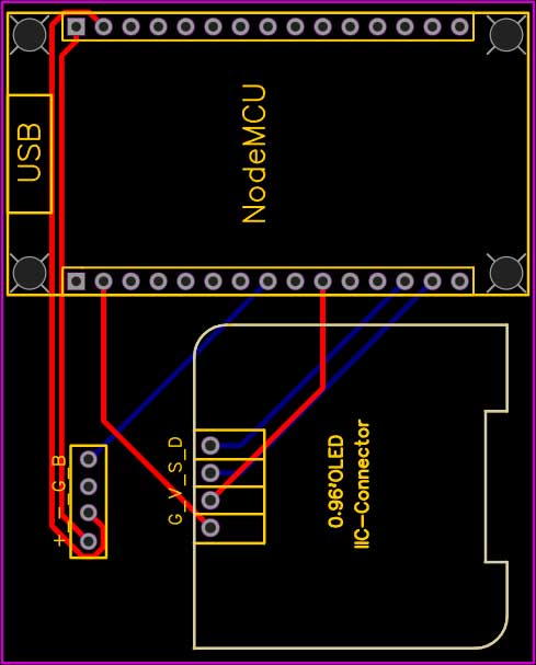 PCB of IoT based Anemometer using ESP8266 & Arduino IoT Cloud