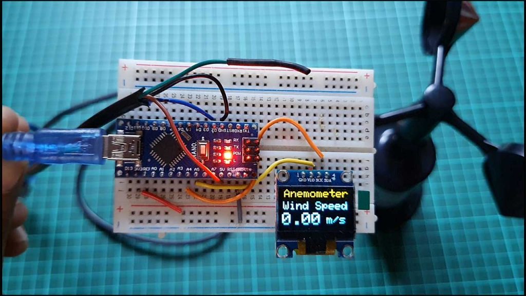 Wind Speed meter using Arduino