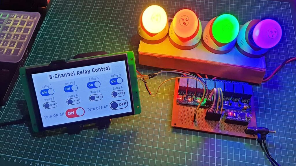 Electronic Voting Machine Using Arduino & LCD Display