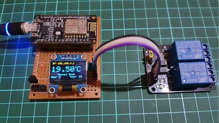 Temperature Control with ESP8266 & AsyncWebServer