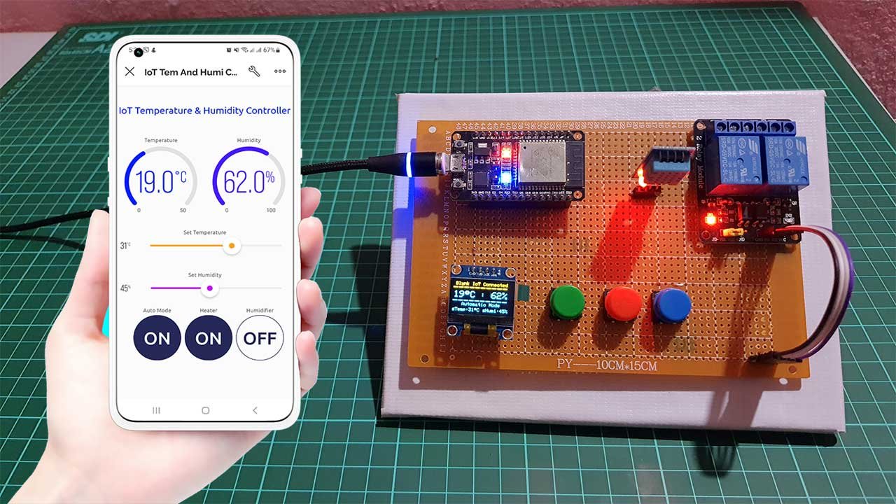 WIFI Temperature and Humidity Sensor - Internet Of Things (IOT