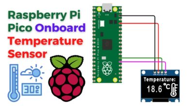 Read Internal Temperature Sensor Value from Raspberry Pi Pico