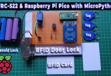RFID Based Door Lock Control System using Raspberry Pi Pico