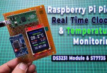 Raspberry Pi Pico Realtime Clock with Temperature Monitoring