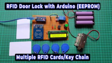 Arduino RFID Master Card Door Lock with EEPROM