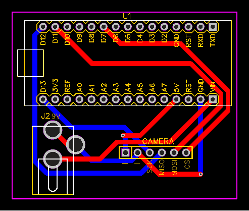PCB Arducam Arduino