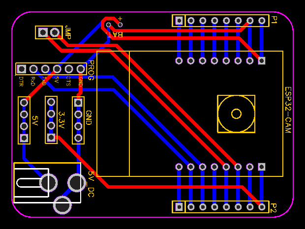 ESP32 Cam Board PCB