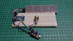 Audio Spectrum Visualizer Using Arduino & Matrix Display