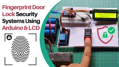 Fingerprint Door Lock Security Systems Using Arduino & I2C LCD