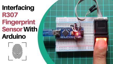 Interfacing R307 Fingerprint Sensor With Arduino