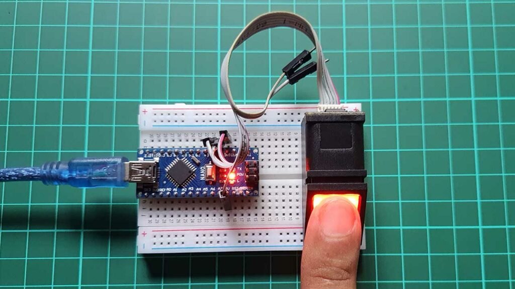 Interfacing R307 Fingerprint Sensor With Arduino nano