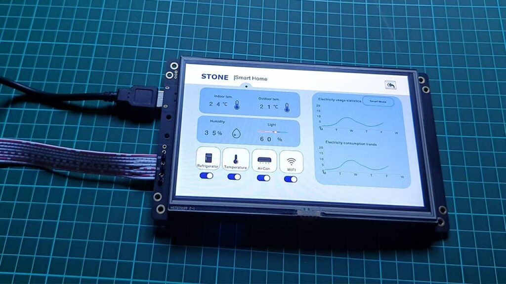 STONE HMI TFT LCD Display DEMO