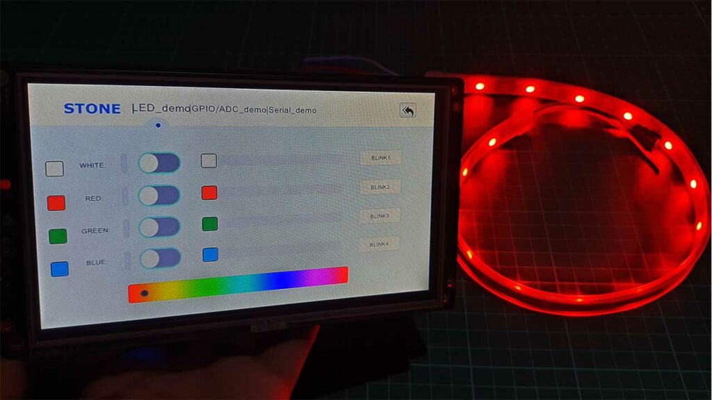 Stone Display LED controller Demo