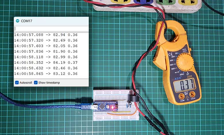 Interface ZMCT103C Current Sensor with Arduino