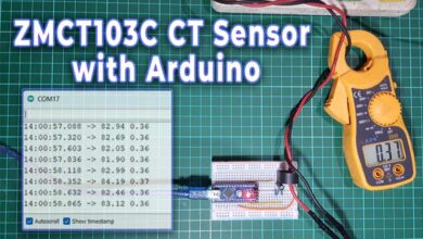 Interfacing ZMCT103C Current Sensor with Arduino