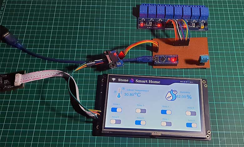 UART Communication with Dwin HMI Display and Arduino