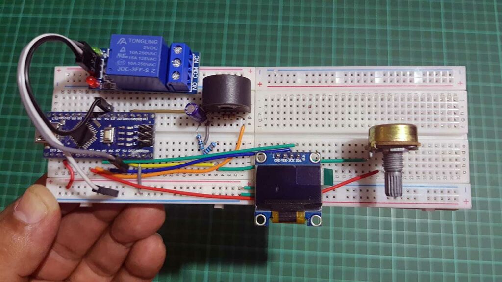 Overcurrent Protection Circuit using Arduino & ZMCT103C Sensor