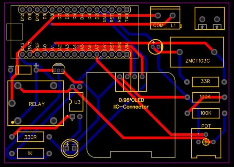 Overcurrent Protection Circuit using Arduino & CT Sensor - IoT Projects ...