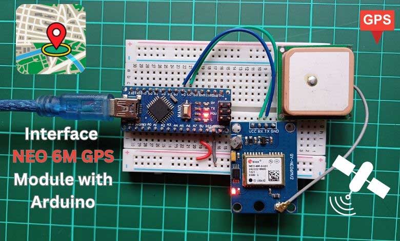 Interface NEO 6M GPS Module with Arduino